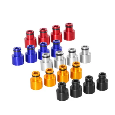 4pcs Racing Fuel Injector Top Hats Adapters RDX Injectors for B16 B18 D16Y D16Z - Image 1 of 4