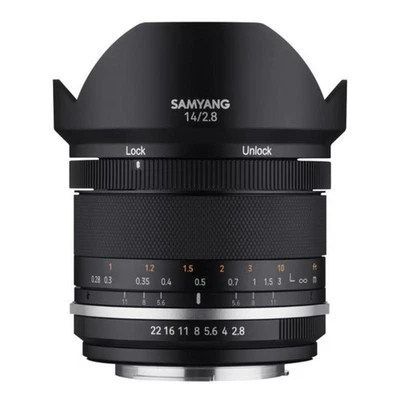 Samyang MF 14mm f 2 8 MK2 Ultra Wide Angle Lens for Nikon F Mount DSLR Camera - Image 1 of 4
