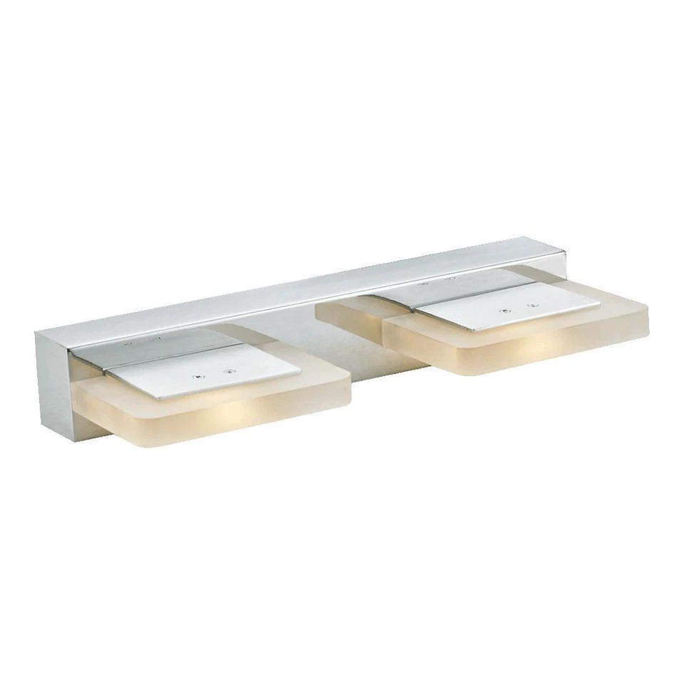 Chrom Badezimmerlampe Moderne Wandlampe über dem Spiegel 380lm 2x5W/LED - Bild 1 von 1