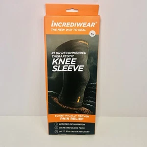 Incrediwear Knee Sleeve XL - gegen Knieschmerzen, Gelenkschmerzlinderung, Schwellungen Neu im Karton - Bild 1 von 4