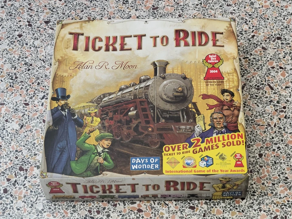 Days of Wonder Ticket To Ride by Alan R. Moon Train Board Game Complete CIB - Image 1 of 1