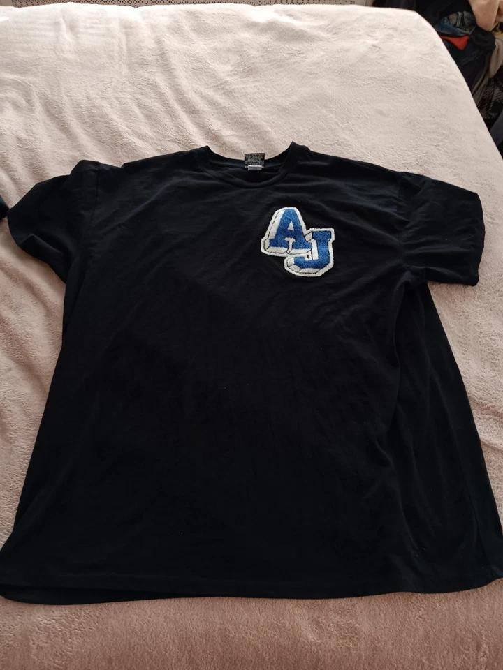 Rare AJ Styles WWE TShirt With Patches  Size 2xL  Color Black - Image 1 of 4