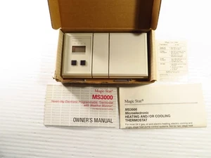HONEYWELL Magic Stat 7 Day Programmable Heating Cooling Thermostat, NOS - Picture 1 of 6