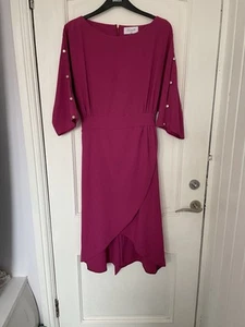 Beautiful Pink Dress Worn Once £10 Size 22 - Picture 1 of 7