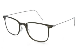 Gafas Mujer Minima H5-G39 Híbrido Acetato Titanio Montura Caqui Plata Cristal - Imagen 1 de 6