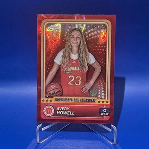 ** AVERY HOWELL 2024 Topps McDonald's All-American Cromo ROJO Lava # 044/125 - Imagen 1 de 2