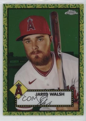 2021 Chrome Platinum Anniversary Green & Yellow 70th Refractor /99 Jared Walsh - Image 1 of 2