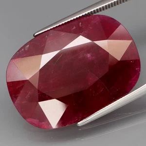23.29Ct.Museum Gem! Natural HUGE Top Red Pink Normal Heated Ruby - Picture 1 of 4