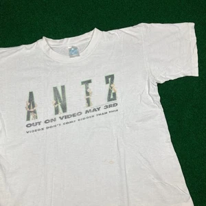 Vintage Antz Shirt Herren L weiß 1999 Movie Promo DreamWorks Animationsfilm 90s - Bild 1 von 13