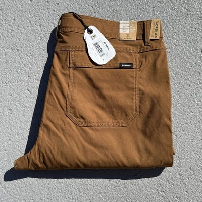 Pantalones ajustados PrAna Stretch Zion II para hombre senderismo sepia 38 x 30 Foto 1 de 4