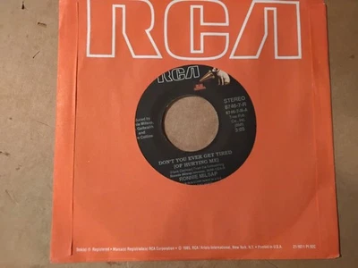 RCA 45 RPM Record, Ronnie Milsap, Don't you ever get tried , vg - Image 1 of 3