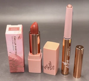 Mally Xo The Lip Portrait Sculpting Lipstick Dusty Mauve NIB Eyeshadow Stick Lot - Picture 1 of 8