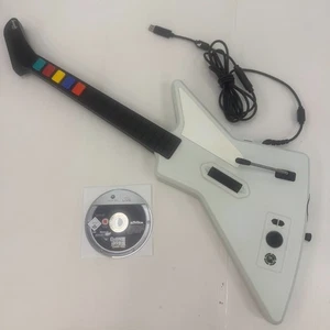 RedOctane X-Plorer White Gibson Guitar Hero USB Controller XBox 360 + GH3 Game - Picture 1 of 13