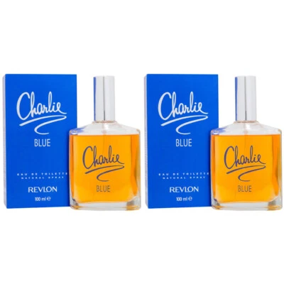 Paquete de 2 nuevos perfumes Charlie Blue de Revlon EDT para mujer 3,4 oz, fragancia para mujer Foto 1 de 2