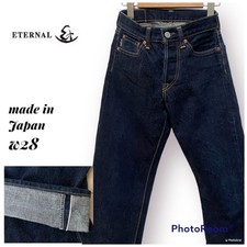Selvedge Men size S Eternal Jeans No.879 Denim Pants W28 Made In Japan Square Ea