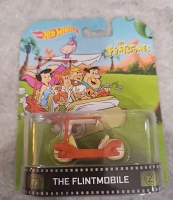 Hot Wheels The FLINTMOBILE The Flintstones 2013 Retro Series Die Cast Vehicle - Image 1 of 4