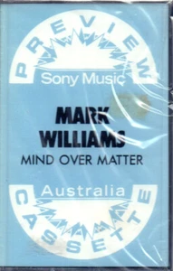 Mark Williams - Mind Over Matter, cassette issue, 1992, promo, new (not sealed) - Picture 1 of 2