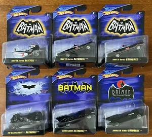 Batman Hot Wheels Lot of (6) 1:50 Scale Cars - Batmobiles - Picture 1 of 1