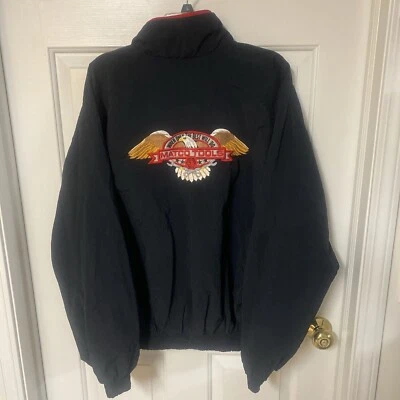 Chaqueta Matco Tools Bordada Águila Cremallera Completa Forrada Ventilada Negra Roja Para Hombre’s XL Foto 1 de 4