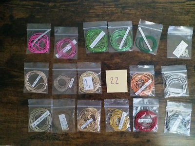 BEAUTIFUL GOLDWORK TWISTS & WIRES - PRETTY COLOURS COLLECTION # 22 - Image 1 of 4