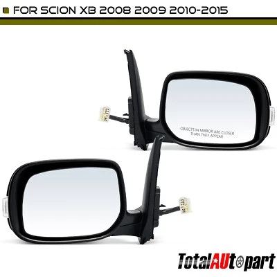 2 шт. зеркало с регулировкой силового стекла и гладким сигнальным светом для Scion xB 2008-2015 - Изображение 1 из 4
