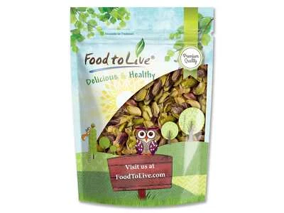 Mitades de pistacho tostado seco - sin sal. Sin carcasa. Kosher. Vegano. Tuercas a granel Foto 1 de 4