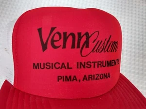 Gorra de camionero Snapback vintage ajustable. Guitarra musical personalizada Venn Pima AZ - Imagen 1 de 8