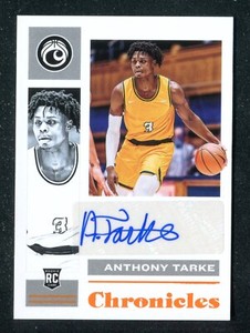 2021-22 Panini Chronicles Draft Picks Rookie Signatures Orange Anthony Tarke RC