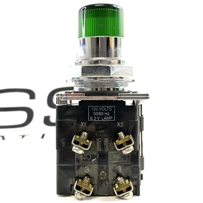 Cutler Hammer 10250T/91000T/E34 L2 TO X2 Green Pushbutton  - Image 1 of 4