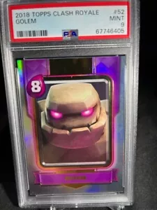 Tarjeta Topps Clash Royale EPIC 2018 Golem PSA 9 envío gratuito - Imagen 1 de 2