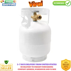 5 lb Steel Propane Tank Refillable 1 Gallon Cylinder with OPD Valve - Picture 1 of 6