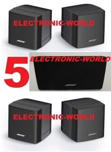 5 Mint Bose Speakers 4 Single Cubes & 1 Center Channel Cube Lifestyle Theater - Picture 1 of 7