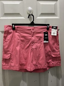 New!Lee Pink Ultra Soft Waistband Cargo Short. Size 18M. Great Casual Short! - Picture 1 of 3