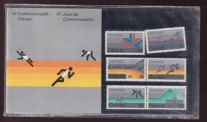 Canada 1978 Edmonton XI Commonwealth Games, sealed Thematic sc#12 (#757-762) - Picture 1 of 1