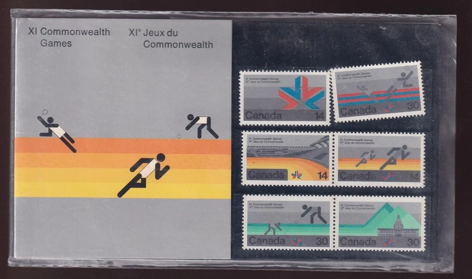 Canada 1978 Edmonton XI Commonwealth Games, sealed Thematic sc#12 (#757-762) - Image 1 of 1