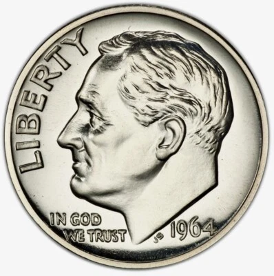 Rosevelt Silver Dime Proof Lot 1964 PCGS PR 67 Uncirculated 10c Coin - Image 1 of 4