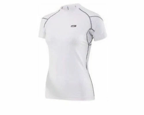 Louis Garneau Women's Short Sleeve Compession Top Size Medium White New - Image 1 of 1