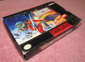 NO GAME Super Star Wars The Empire Strikes Back SNES - BOX & POSTER ONLY