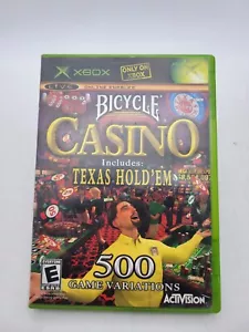 Bicycle Casino: Texas Hold'Em (Xbox originale Microsoft, 2005) completo con manuale - Foto 1 di 3