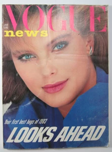 Vogue Magazine January 1983 Creased - Picture 1 of 9