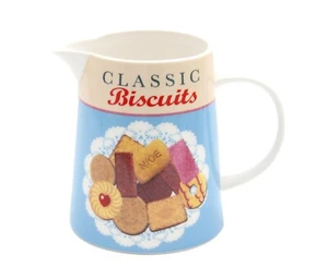 Retro Vintage Style Martin Wiscombe Large CLASSIC BISCUITS Ceramic Jug - 750ml - Picture 1 of 1