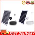 Solar Panel IP65 Waterproof 9.8Ft Cable for EufyCam/Wyze Cam(Black Type C Port)