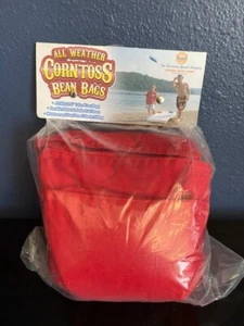 All Weather -Corntoss Bean Bags -RED - Regulation Size For Cornhole Players - Picture 1 of 5