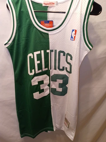 Womens Larry Bird Boston Celtics Mitchell&Ness Jersey Dress 2tone green/white(S) Cover
