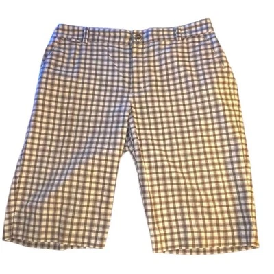 Ralph Lauren Active Plaid Gingham VTG Bermuda Golf Shorts Size 6 Inseam 12 Inch - Image 1 of 4