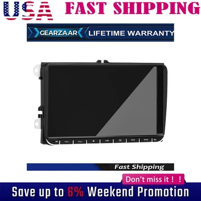 For VW Volkswagen Jetta Passat 9" Carplay Android12 Car Stereo Radio Navi N - Image 1 of 4