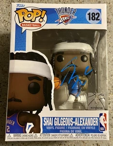 MVP Shai Gilgeous-Alexander AUTO SIGNIERT IN BLAU Basketball Funko Pop-JSA COA - Bild 1 von 5