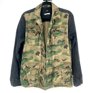 BDG Urban Outfitters Camo Utility Jacke – 100 % Baumwolle Militärstil Mantel Small - Bild 1 von 10