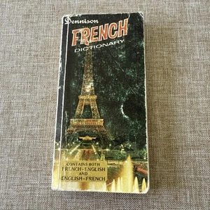 Vintage 1980 Dennison FRENCH POCKET DICTIONARY French to English & Eng to French - Picture 1 of 7