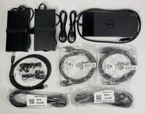 Dell - WD19 - Station d'accueil - Adaptateur 130w - Comprend câbles neufs - Station d'accueil d'occasion - Photo 1/6